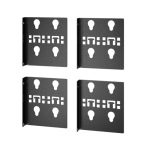 APC ER7PDUBRKT kit de montaje negro para suministro eléctrico