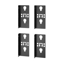 Kit de montaje APC en color negro para suministro eléctrico, modelo ER7PDUBRKTS.