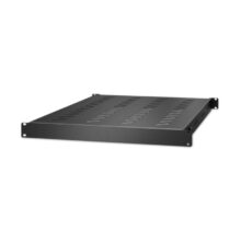El accesorio de bastidor APC ER7SHELF es un cajón metálico diseñado para racks, ideal para centros de procesamiento de datos. SKU: ER7SHELF