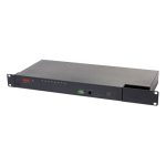 Interfaz KVM APC de 8 puertos para montaje en rack, color negro, SKU KVM0108A.