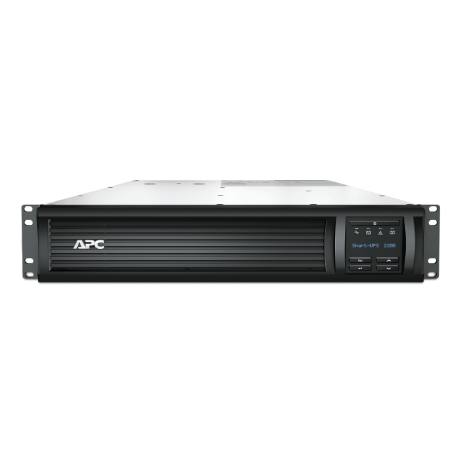 APC Smart-UPS 2200VA LCD con SmartConnect y 9 salidas AC APC Smart-UPS 2200VA LCD RM 2U 230V con SmartConnect, sistema de alimentación ininterrumpida (UPS) línea interactiva de 2,2 kVA y 1980 W, modelo SMT2200RMI2UC