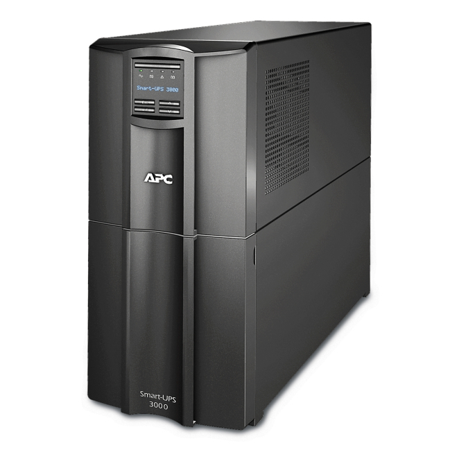 APC UPS línea interactiva 3 kVA con 9 salidas APC sistema de alimentación ininterrumpida SMT3000IC con 3 kVA, 2700 W, y 9 salidas AC
