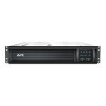 Vista frontal del APC Smart-UPS, un sistema de alimentación ininterrumpida con 0,75 kVA y 500W, modelo Línea Interactiva, con 4 salidas AC. SKU: SMT750RMI2U