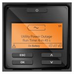 APC Smart-UPS, sistema de alimentación ininterrumpida de doble conversión en línea, capacidad de 2.2 kVA y 1980 W, con 10 salidas AC. SKU: SRT2200RMXLI