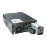 Imagen del APC Smart-UPS On-Line sistema de alimentación ininterrumpida con doble conversión en línea, capacidad de 6 kVA y salida de 6000 W. SKU: SRT6KRMXLI-6W