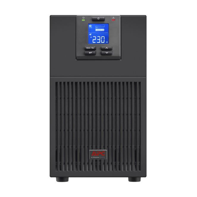 APC SRV1KI-E sistema de alimentación ininterrumpida (UPS) Doble conversión (en línea) 1 kVA 900 W 3 salidas AC 4 APC SRV1KI-E sistema de alimentación ininterrumpida (UPS) pantalla LCD