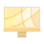 Apple iMac Modelo FGPG3LL/A, color Amarillo, con chip M1, pantalla de 24 pulgadas con resolución 4480 x 2520, 8 GB de RAM, 512 GB SSD y Wi-Fi 6