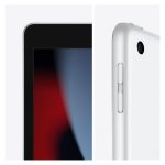 Apple iPad de 10.2 pulgadas con 64 GB, compatibilidad con Wi-Fi 5 (802.11ac) y iPadOS 15 en color plata, SKU: MK2L3FD/A