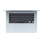 Portátil Apple MacBook Air con chip M4, pantalla de 15.3 pulgadas, 24 GB de RAM y 512 GB SSD en color Sequoia Azul. Modelo SKU MC7D4Y/A