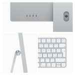 Apple iMac 24 pulgadas, procesador M1, pantalla 4480 x 2520 píxeles, 8 GB de RAM, 256 GB SSD, macOS Big Sur, Wi-Fi 6, color Plata. SKU MGPC3ZE/A