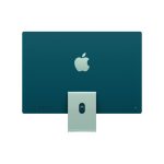 Apple iMac con chip M1, pantalla de 24 pulgadas con resolución de 4480 x 2520 pixeles, 8 GB de RAM, 256 GB SSD, color verde. SKU: MGPH3ZE/A