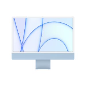 Apple iMac 24 pulgadas, PC todo en uno con chip M1, pantalla 4480 x 2520 píxeles, 8 GB RAM, 512 GB SSD, macOS Big Sur, Wi-Fi 6, color azul, SKU MGPL3ZE/A
