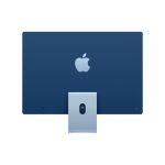 Apple iMac con el chip M1 de 24 pulgadas en color azul, pantalla 4480 x 2520 píxeles, 8 GB de RAM, SSD de 256 GB y sistema operativo macOS Big Sur. SKU: MJV93ZE/A