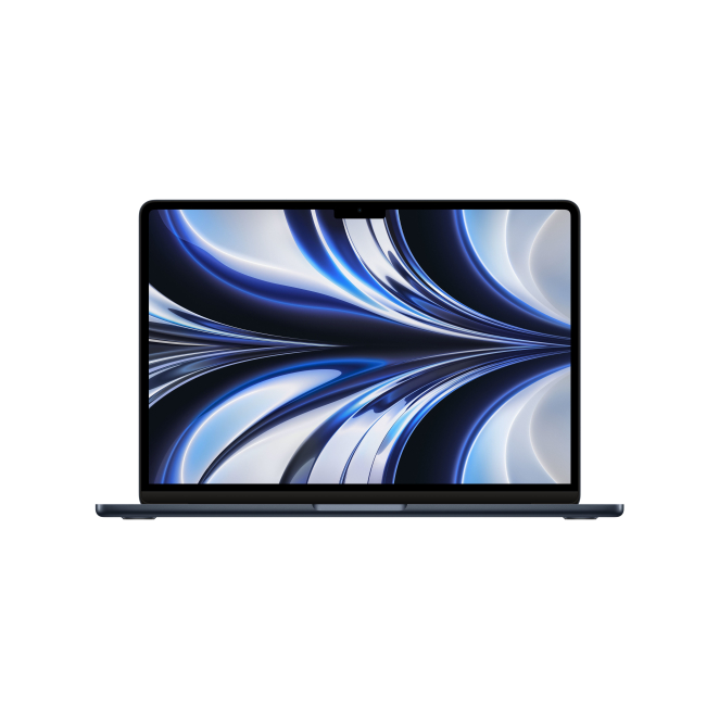 Apple MacBook Air M2 Azul con pantalla de 13.6 pulgadas y 256 GB SSD Apple MacBook Air con chip M2, 8 GB de RAM, 256 GB SSD y pantalla de 13.6 pulgadas, SKU MLY33ZE/A. Color azul.