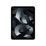 Vista frontal del Apple iPad Air en gris, modelo con 256 GB de almacenamiento, pantalla de 10.9 pulgadas y Wi-Fi 6. SKU: MM9L3NF/A.