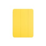 Vista frontal del Apple Smart Folio amarillo para iPad 10.9 pulgadas con SKU MQDR3ZM/A, mostrando su diseño elegante y protección de alta calidad