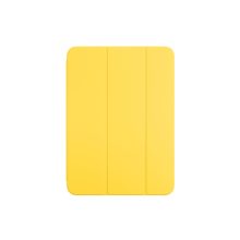 Vista frontal del Apple Smart Folio amarillo para iPad 10.9 pulgadas con SKU MQDR3ZM/A, mostrando su diseño elegante y protección de alta calidad