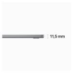 Apple MacBook Air con procesador M2, pantalla de 15.3 pulgadas, 8 GB de RAM, 256 GB SSD, Wi-Fi 6, macOS Ventura en color gris, SKU MQKP3Y/A