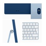 Apple iMac con procesador M3, pantalla de 23.5 pulgadas 4480 x 2520 pixeles, 8GB de RAM, 256GB SSD, Wi-Fi 6E, en color azul, SKU MQRC3Y/A