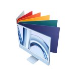 PC todo en uno Apple iMac con procesador M3, 8 GB de RAM, 256 GB SSD, macOS Sonoma, y pantalla de 23.5 pulgadas en rosa, SKU MQRT3Y/A