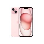 Apple iPhone 15 Plus color rosa de 256GB con pantalla de 17 cm (6.7 pulgadas), Dual SIM, iOS 17 y 5G. SKU: MU193QL/A