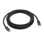 Cable Apple MW5H3ZM/A Thunderbolt 3 de 2 metros en color negro, soporta hasta 40 Gbit/s
