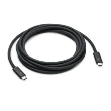 Cable Apple MW5H3ZM/A Thunderbolt 3 de 2 metros en color negro, soporta hasta 40 Gbit/s