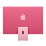Apple iMac 23.5 pulgadas con procesador M4, pantalla 4480 x 2520 pixeles, 16 GB RAM, 512 GB SSD, macOS Sequoia y Wi-Fi 6E en color rosa. SKU: MWV53Y/A