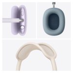 Auriculares inalámbricos de diadema Apple AirPods Max en color azul con Bluetooth y USB Tipo C, modelo MWW63ZM/A.