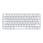 Teclado Apple Magic blanco en español con conexión USB y Bluetooth, SKU: MXCL3Y/A. Teclado QWERTY para múltiples dispositivos.