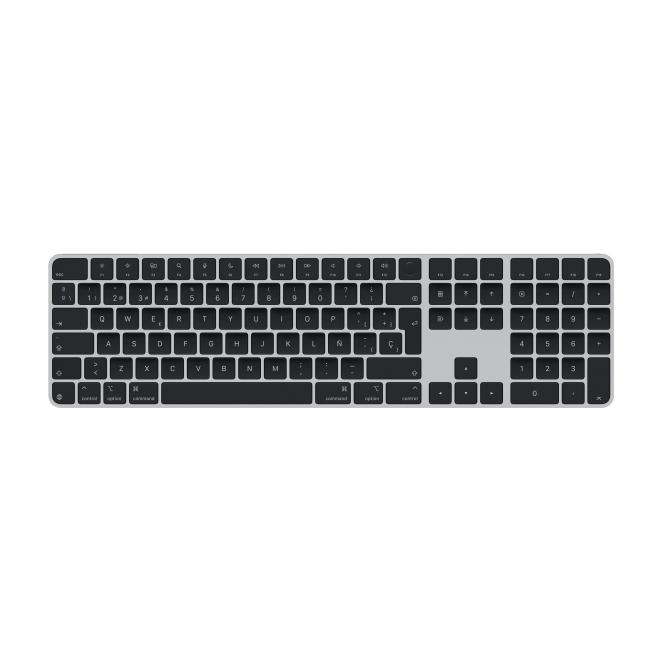 Apple Teclado Magic USB + Bluetooth QWERTY Español Negro Apple Magic teclado Universal con conexión USB y Bluetooth, diseño QWERTY en español, color negro, SKU MXK83Y/A