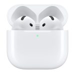 Auriculares inalámbricos Apple AirPods de cuarta generación, modelo MXP63ZM/A, en color blanco, ideales para llamadas, música, deporte y uso diario con tecnología Bluetooth