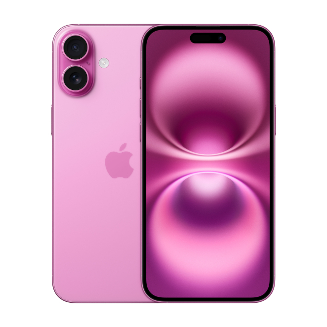 Apple iPhone 16 Plus Rosa con 256GB y iOS 18 Apple iPhone 16 Plus de color rosa, con pantalla de 6.7 pulgadas, SIM doble, iOS 18 y 256 GB de almacenamiento, SKU MXY13QL/A?ES