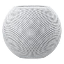 Apple HomePod mini, altavoz inteligente con Siri, modelo SKU MY5H2Y/A, compacto y potente.