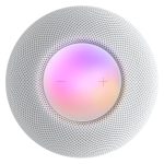 Apple HomePod mini, altavoz inteligente con Siri, modelo SKU MY5H2Y/A, compacto y potente.