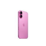 Apple iPhone 16 de 6.1 pulgadas, color rosa, con capacidad de 256 GB, soporte para SIM doble, iOS 18 y conexión 5G. SKU MYEG3QL/A.