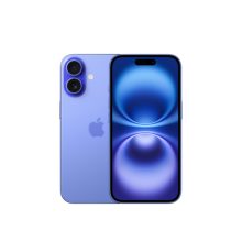 Apple iPhone 16 en color azul de 6.1 pulgadas con 256GB de almacenamiento, doble SIM, iOS 18 y conectividad 5G. SKU MYEH3QL/A?ES