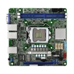 Imagen de la placa base Asrock E3C246D2I con chipset Intel C246, compatible con zócalo LGA 1151 y formato Mini-ITX, SKU E3C246D2I