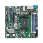 Placa base Asrock X570D4U-2L2T/BCM con chipset AMD X570, zócalo AM4 y formato micro ATX. SKU: X570D4U-2L2T/BCM