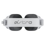 ASTRO Gaming A10 Headset in grey and green, featuring a 3.5mm jack, a flip-to-mute microphone and SKU 939-002052