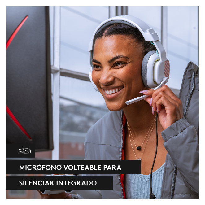 ASTRO Gaming A10 Auriculares Alámbrico Diadema Juego Blanco 5 Auriculares ASTRO Gaming A10 mostrando accesorios