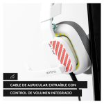 Auriculares ASTRO Gaming A10, alámbricos con diadema, color blanco, SKU 939-002064