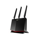 Router inalámbrico ASUS 4G-AC86U con doble banda 2.4 GHz y 5 GHz, color negro, SKU 90IG05R0-BM9100