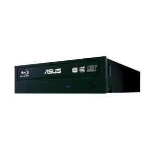 Unidad de disco óptico interno Blu-Ray RW ASUS BW-16D1HT con operación silenciosa SKU 90DD0200-B20010 en color negro