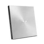 Unidad de disco óptico DVD±RW ASUS SDRW-08U8M-U en color Plata. Compatible con diversos formatos DVD, conector USB. SKU 90DD0292-M29000.