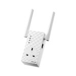 Repetidor WiFi ASUS modelo RP-AC53 en color blanco, con una velocidad de 433 Mbps. SKU: 90IG0360-BM3000