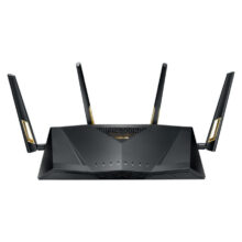 Router ASUS RT-AX88U inalámbrico, doble banda 2,4 GHz y 5 GHz, color negro, SKU RT-AX88U
