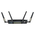 Router ASUS RT-AX88U inalámbrico, doble banda 2,4 GHz y 5 GHz, color negro, SKU RT-AX88U