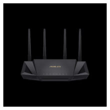 ASUS RT-AX58U router inalámbrico con Gigabit Ethernet, doble banda de 2.4 GHz y 5 GHz. SKU: 90IG04Q0-MO3R10.