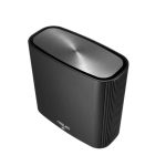 Router inalámbrico ASUS ZenWiFi AC Tribanda color negro con Ethernet Gigabit y frecuencias de 2,4 GHz y dos de 5 GHz. SKU 90IG04T0-MO3R50.